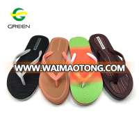 Greenshoe custom logo cheap flip flop girl beach EVA slipper china factory